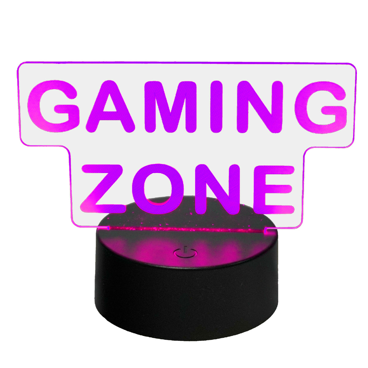 3D LED Lampe - Gaming Zone - billede 3