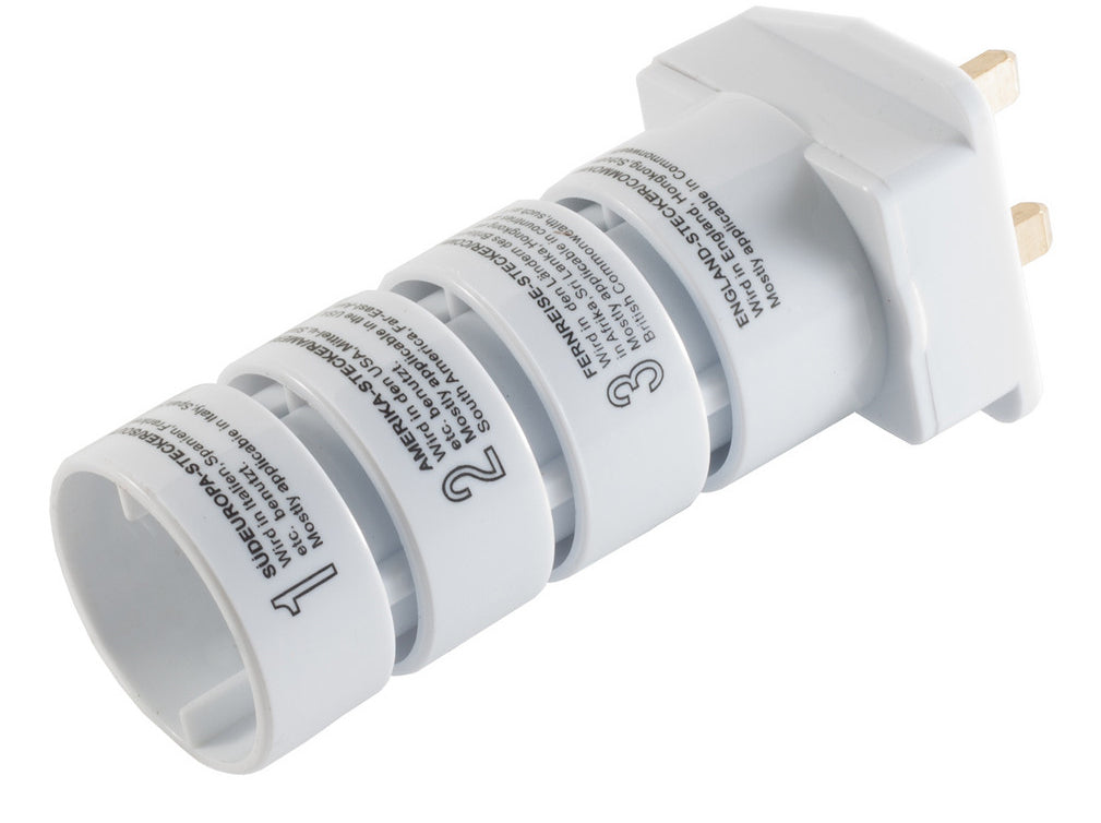 S-IMPULS Stikadapter 4 stk - Rejseadapter