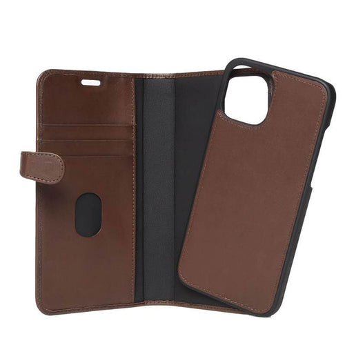 iPhone 12 Pro Max Læder Wallet Flip Cover – Brun – Buffalo