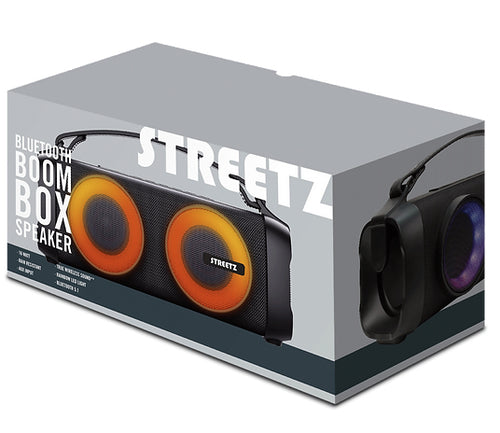 Streetz BoomBox 2x4W BT Sort