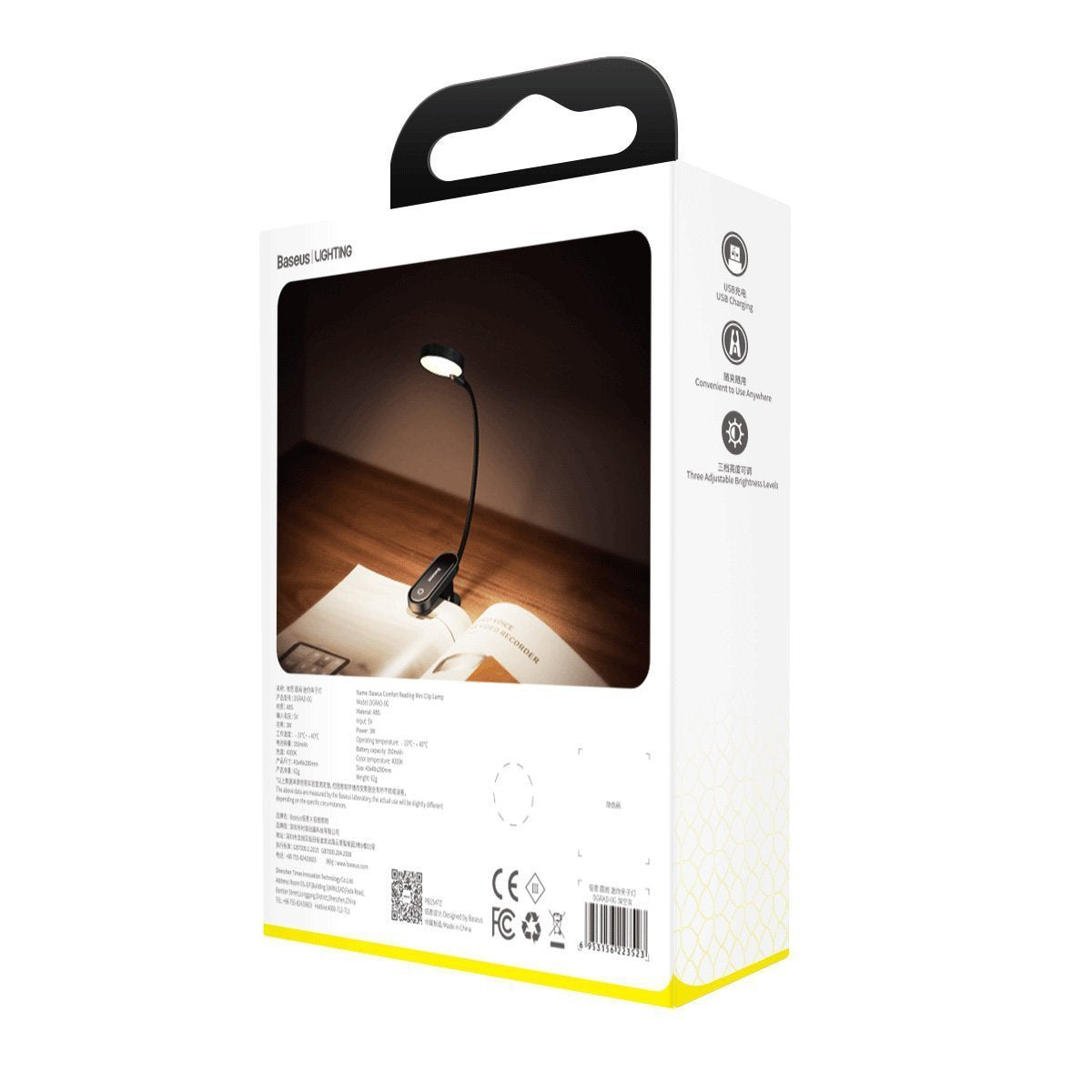 Mini clip lampe - Mørke grå - billede 7