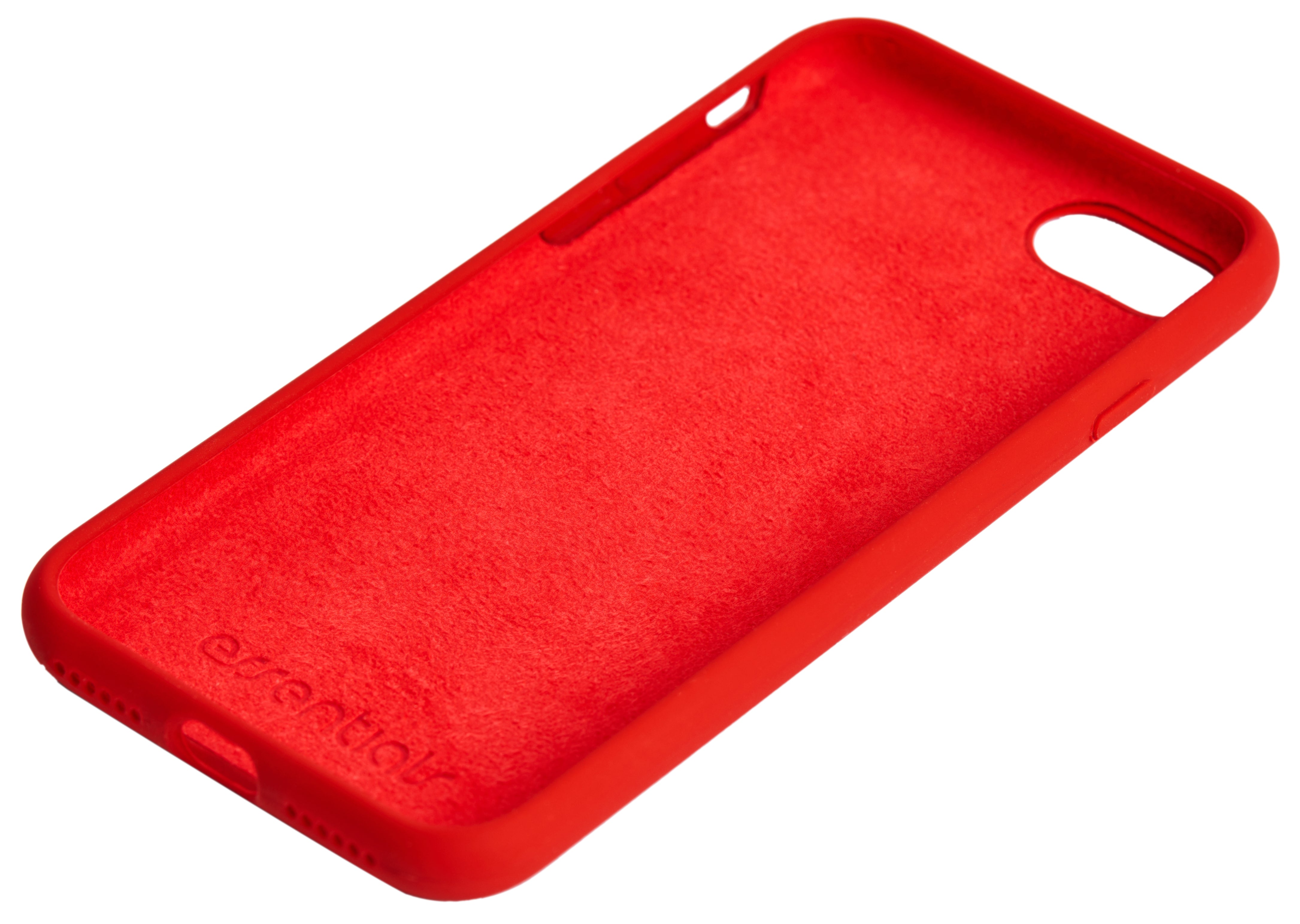iPhone 6/7/8/SE Silicone Cover – Rød – Essentials - billede 2