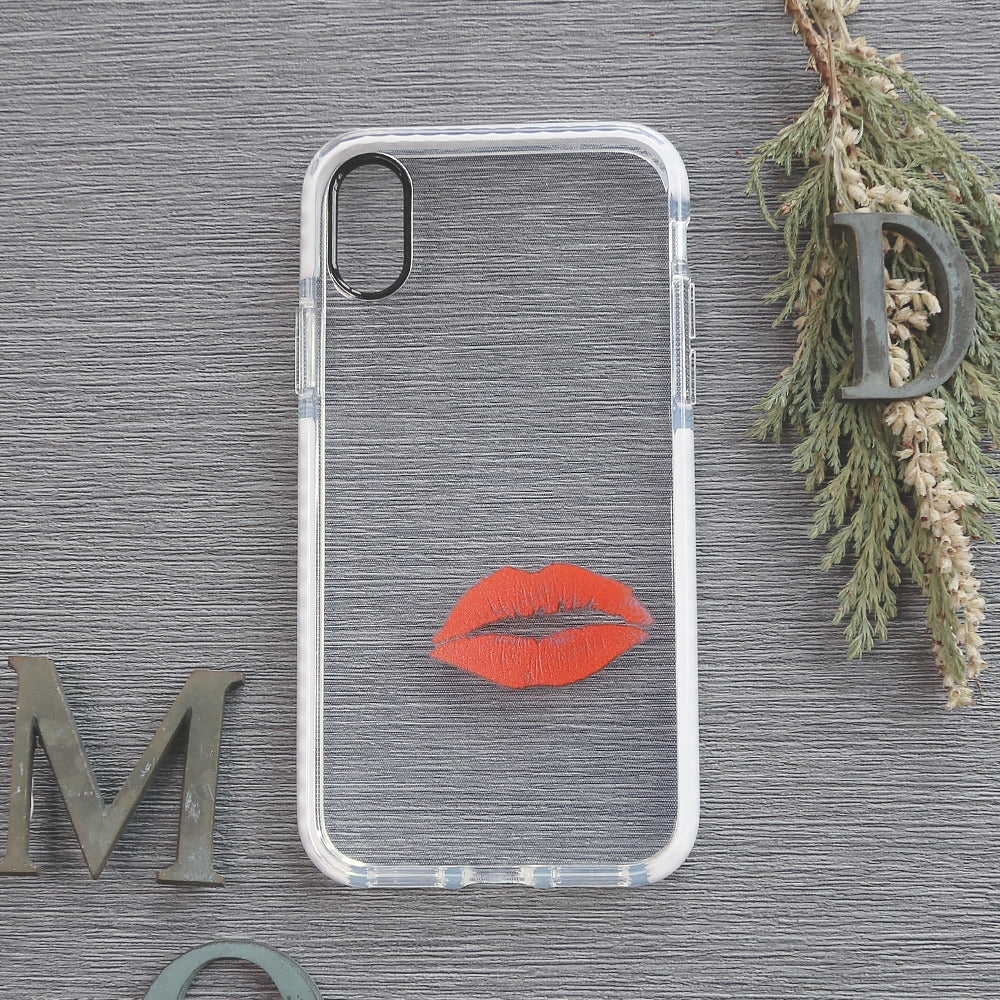 iPhone X/XS Cover Gennemsigtig Kys