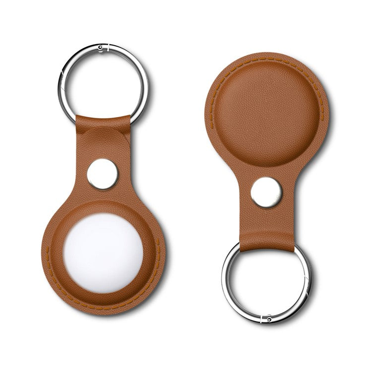 Apple airtag Holder Brun Læder - EOL