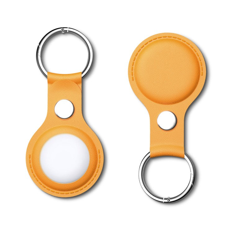 Apple airtag Holder Gul Læder