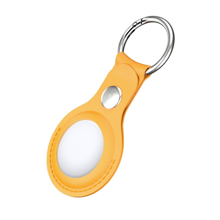 Apple airtag Holder Gul Læder