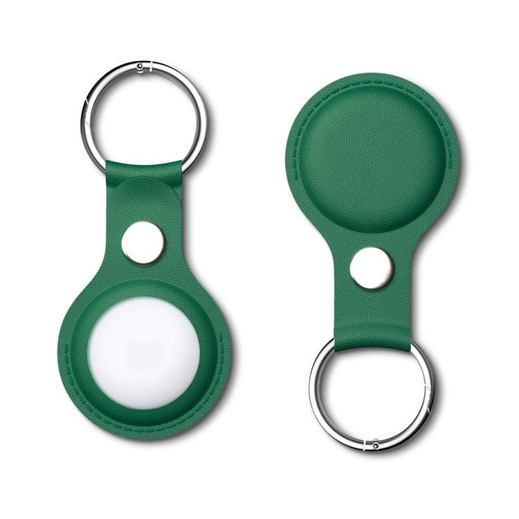 Apple airtag Holder Grøn Læder