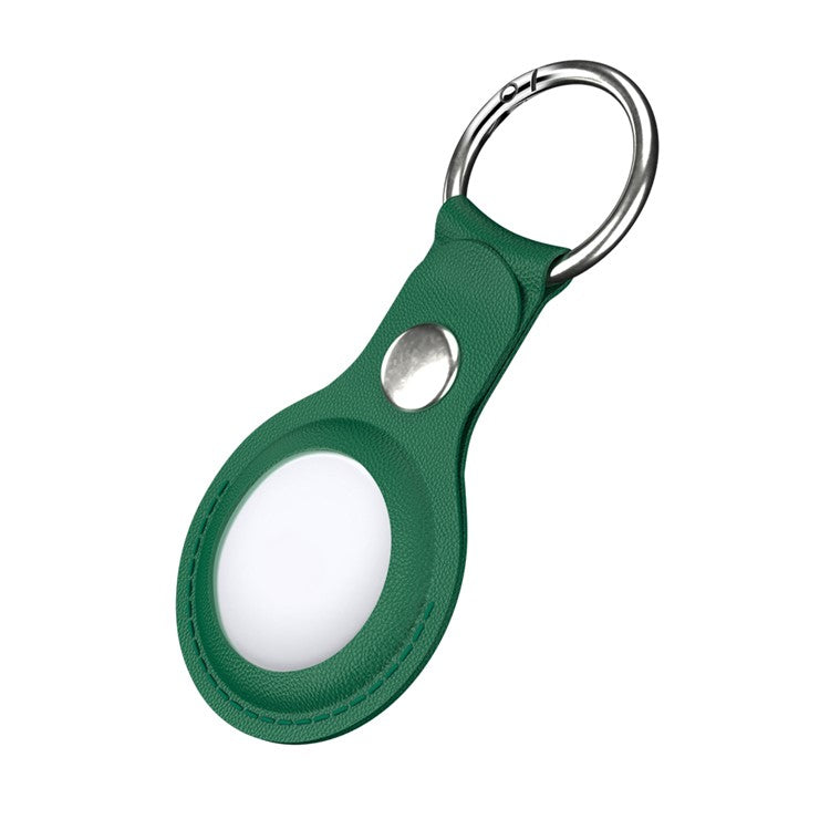 Apple airtag Holder Grøn Læder