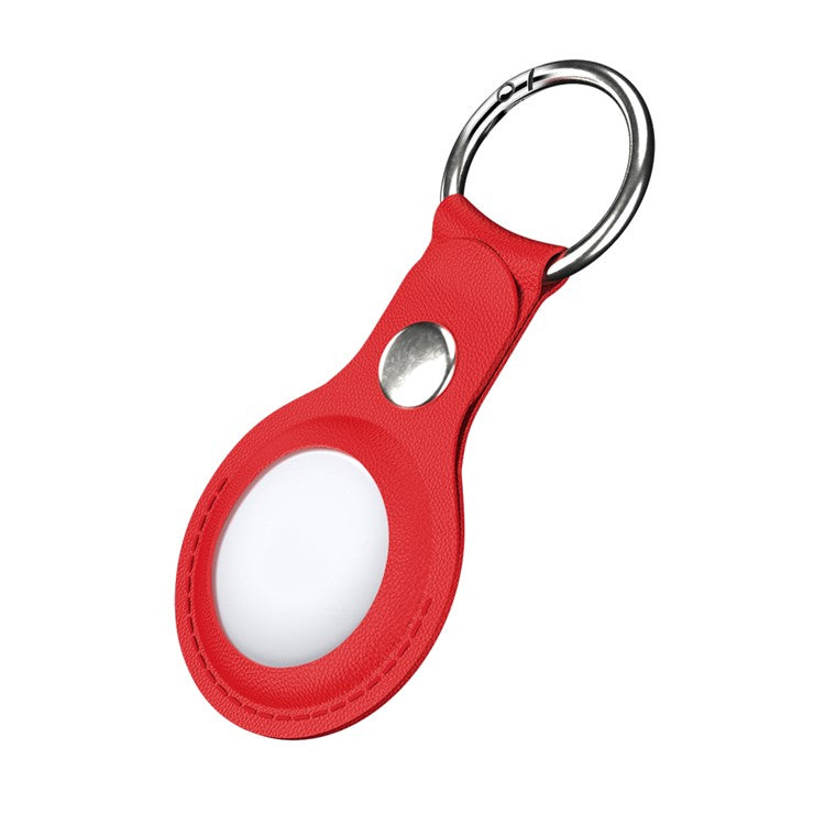 Apple airtag Holder Rød Læder