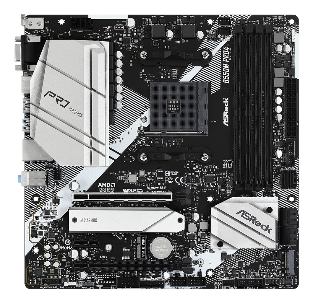Asrock B550M PRO4 - mATX - billede 2