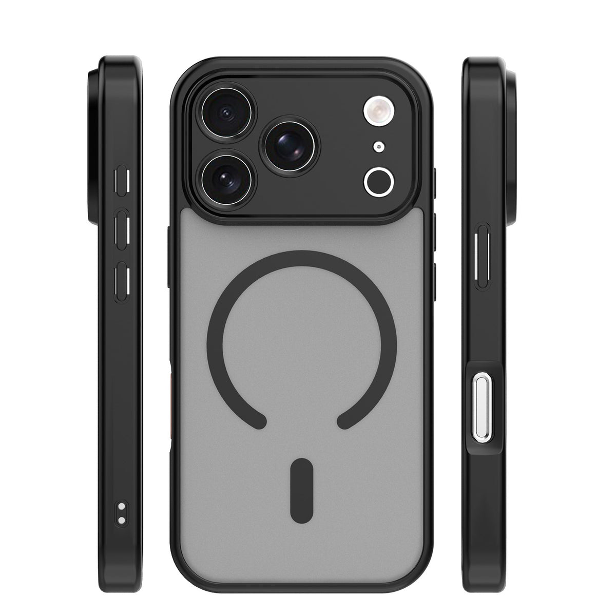 iPhone 17 Pro / 18 Pro MagSafe Cover Mag Matt – Sort - billede 2