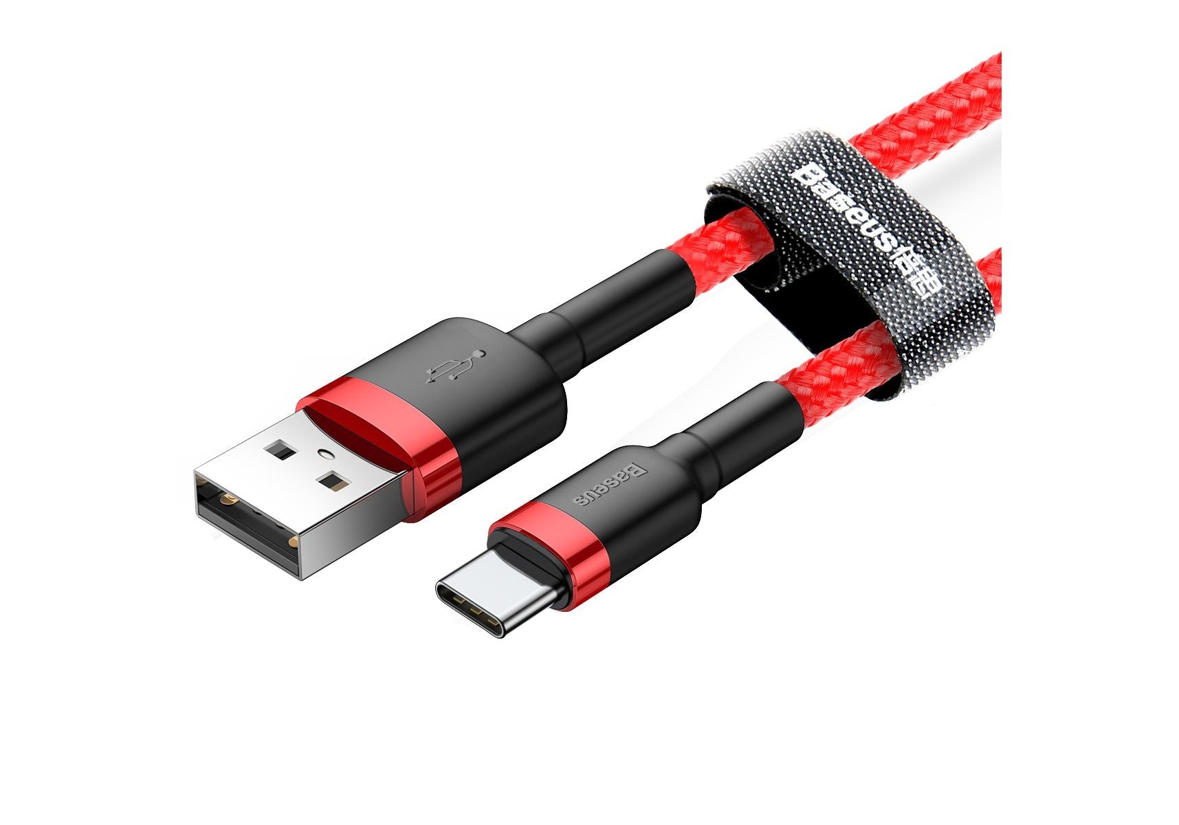 BASEUS Cable - Cafule CATKLF-C09 - USB /Type C 2M red -> CATKLF-AL91 - billede 2