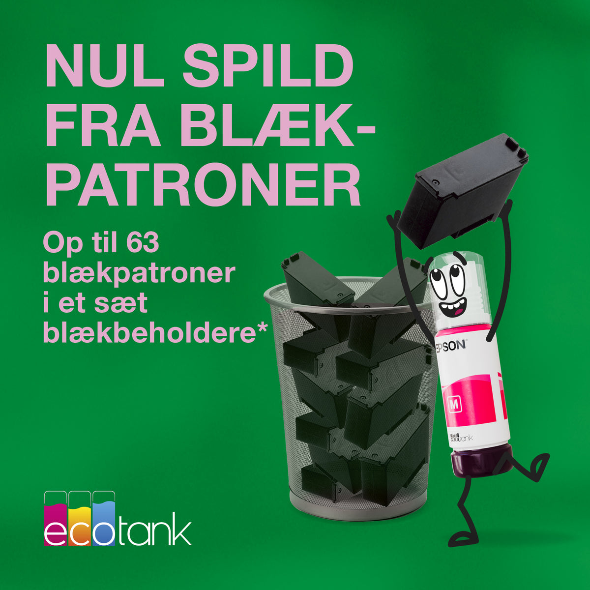 EcoTank 104 - Blækpatron Cyan - billede 4