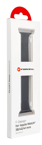 FORCELL Magnetic Stainless Steel Strap - Black - 38/40/41 mm