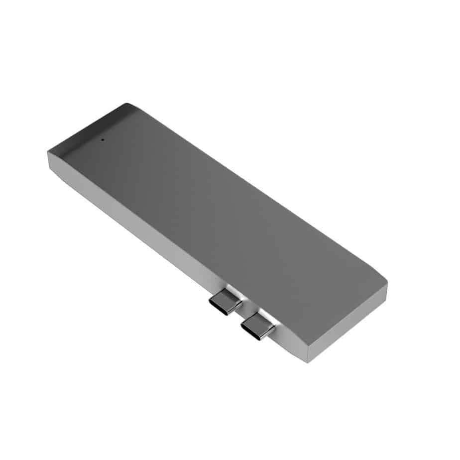 6-in-1 Dual USB Type-C Multi-Port Adapter Dongle Converter for MacBook - billede 4