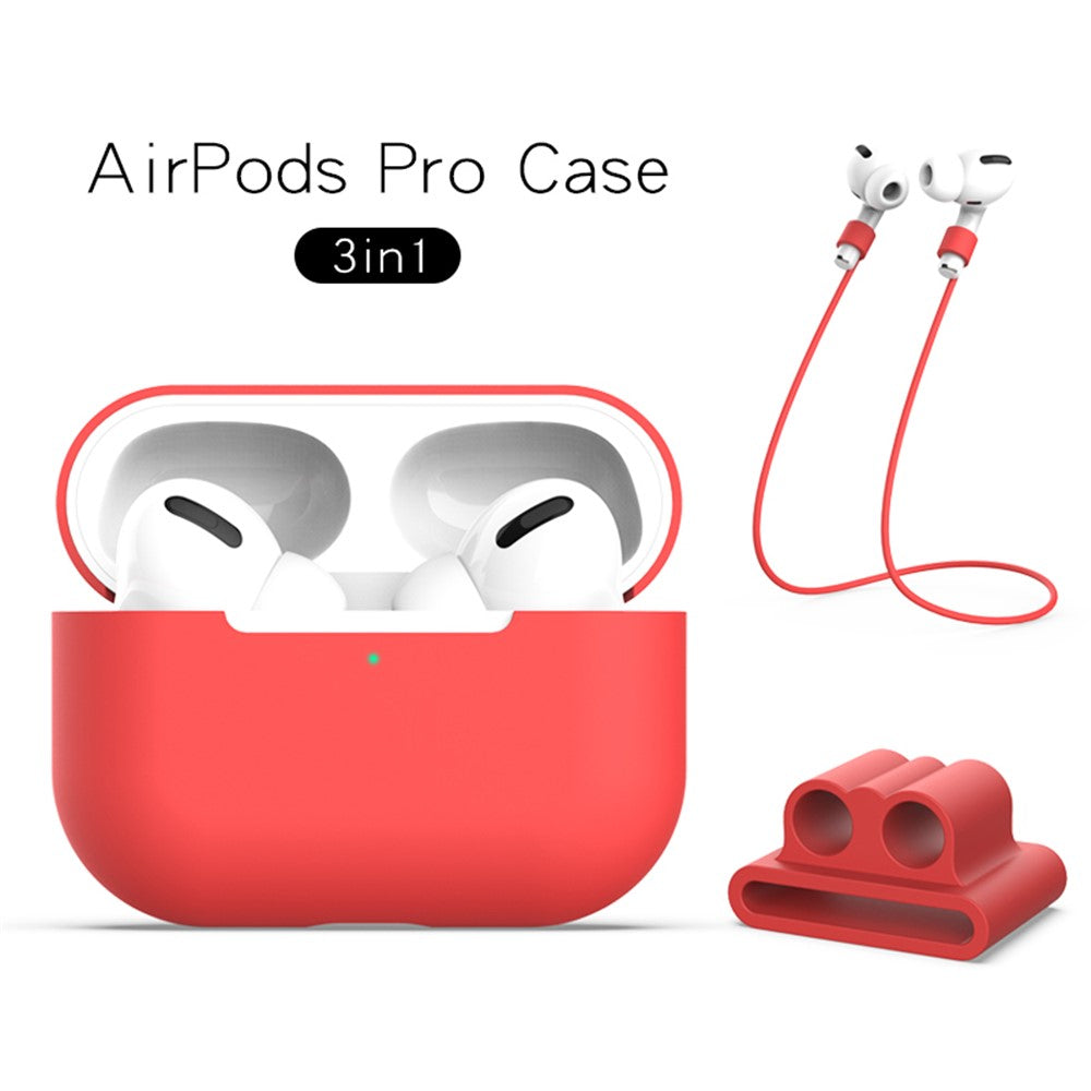 Airpods pro taske - rød