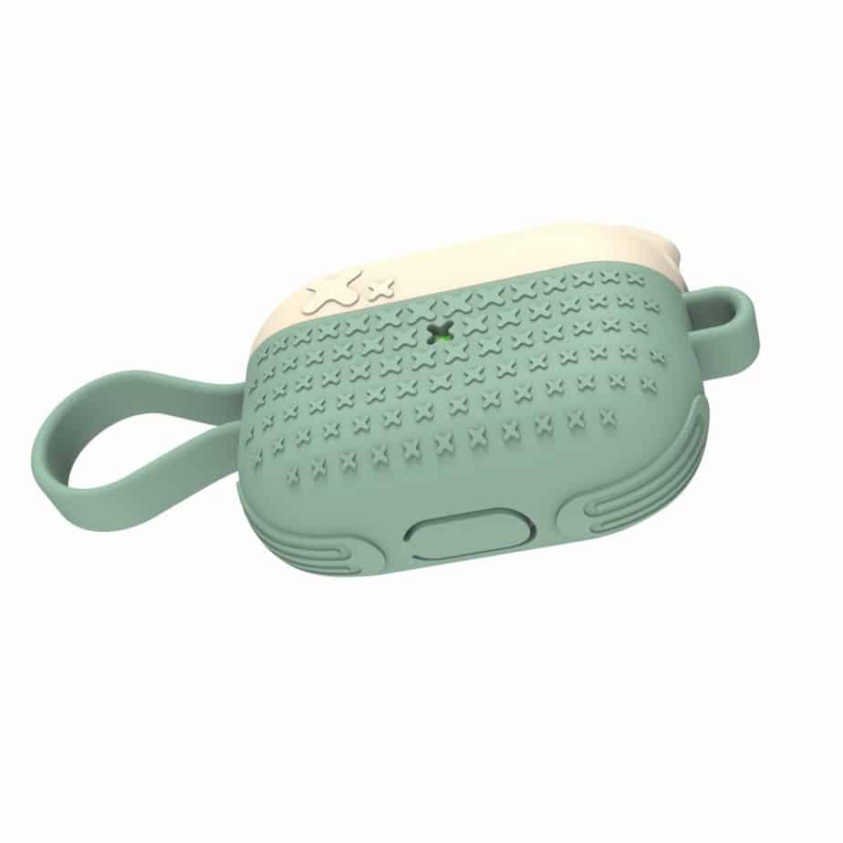 AirPods Pro taske with Strap. Grøn/Hvid