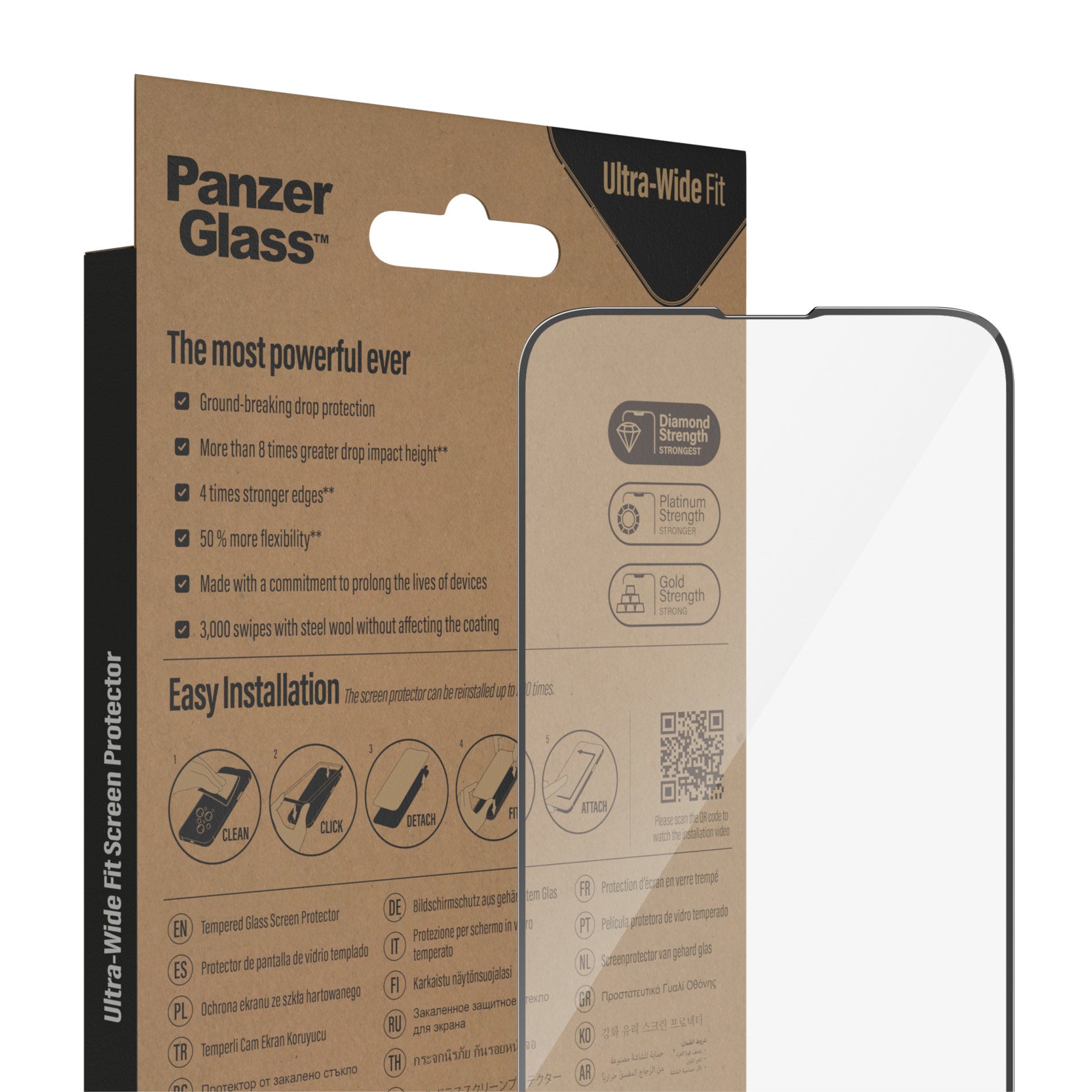 PanzerGlass iPhone 14 Plus/13 Pro Max UWF AB w. Applicator