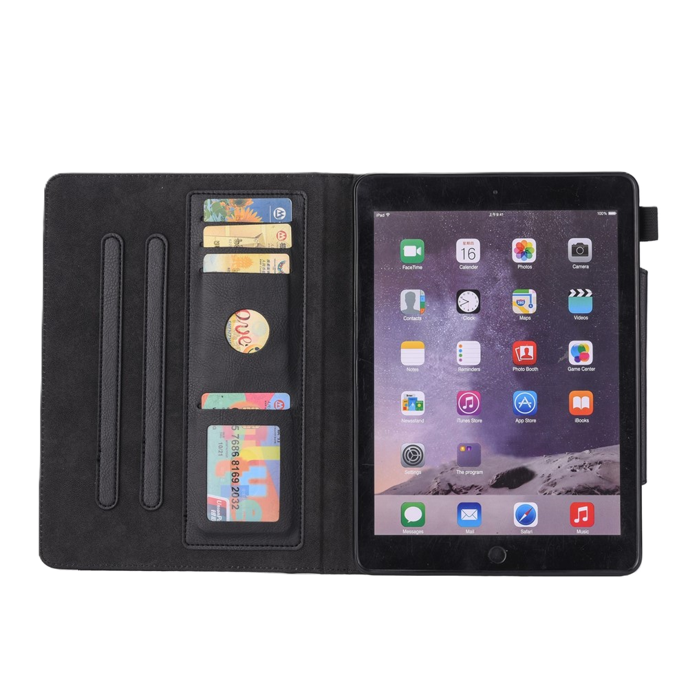 iPad air/air2/9,7 smart lædertaske sort
