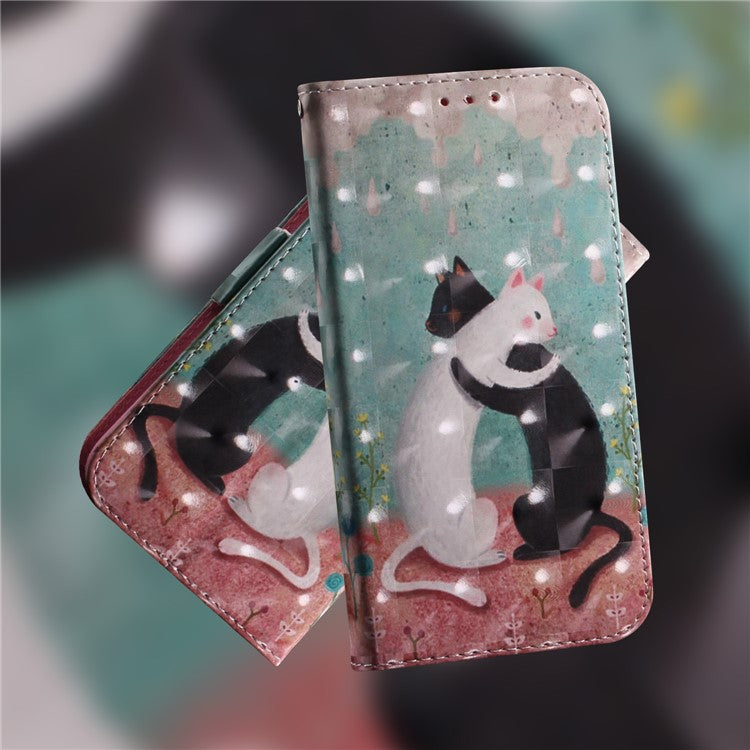 iPhone 7/8/SE Læder Cover To Katte - produktbillede 2