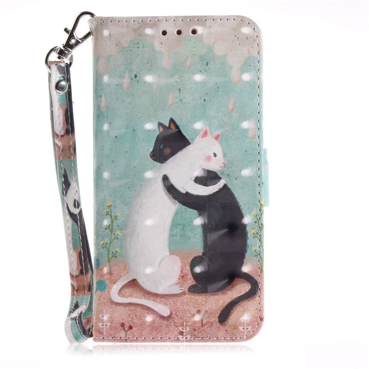 iPhone 7/8/SE Læder Cover To Katte - produktbillede 3