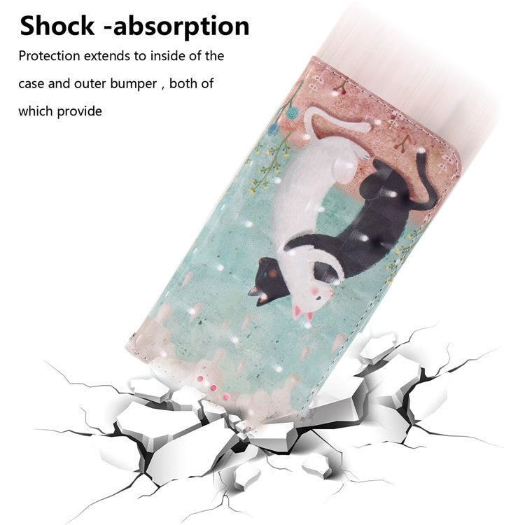 iPhone 7/8/SE Læder Cover To Katte - produktbillede 6