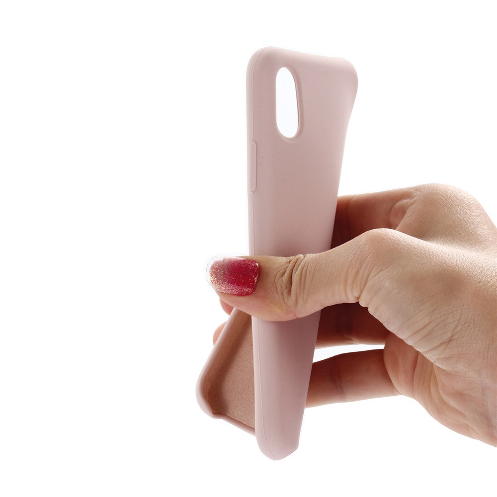 iPhone XS Max/XS max Cover Ensfarvet – Pink - produktbillede 12