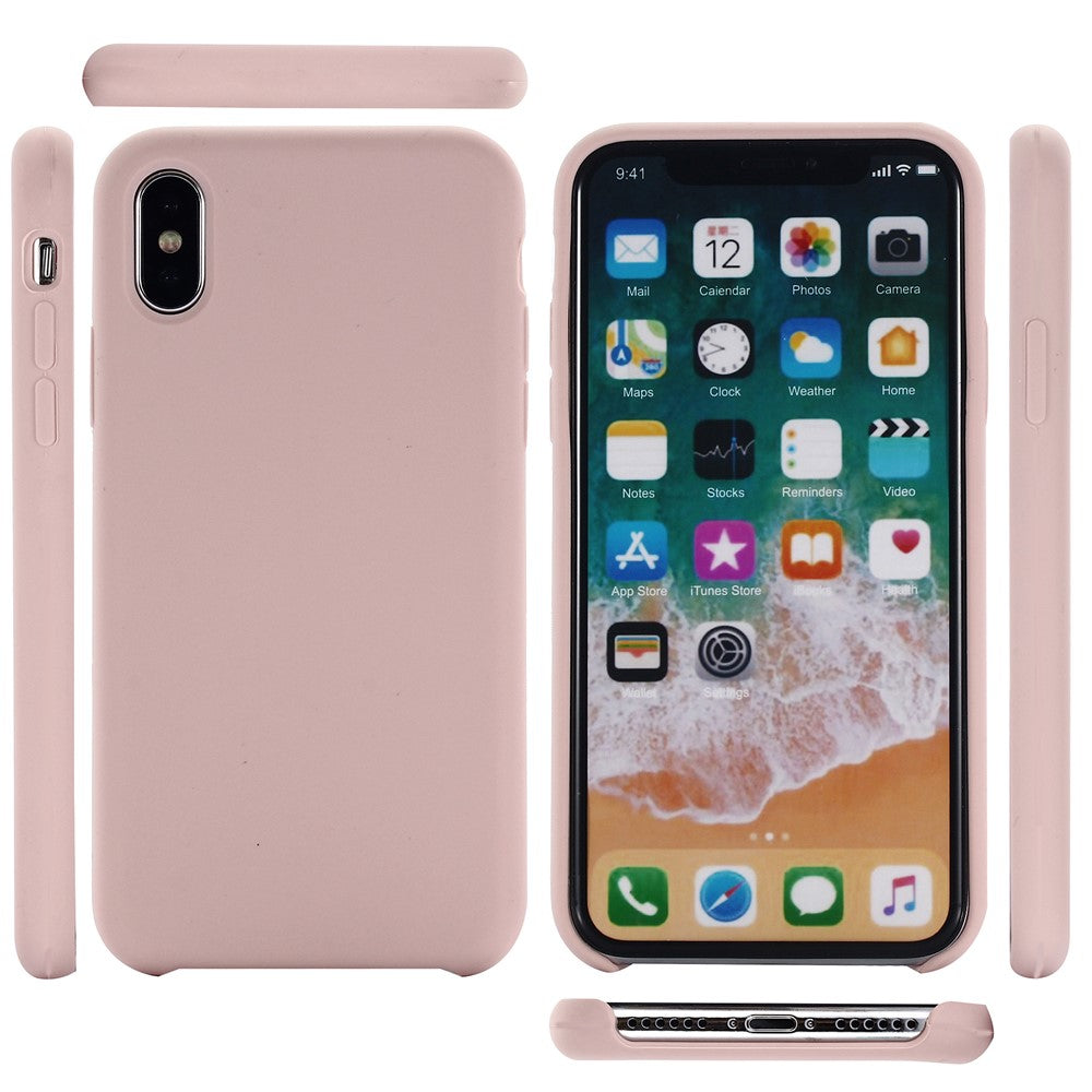 iPhone XS Max/XS max Cover Ensfarvet – Pink - produktbillede 13