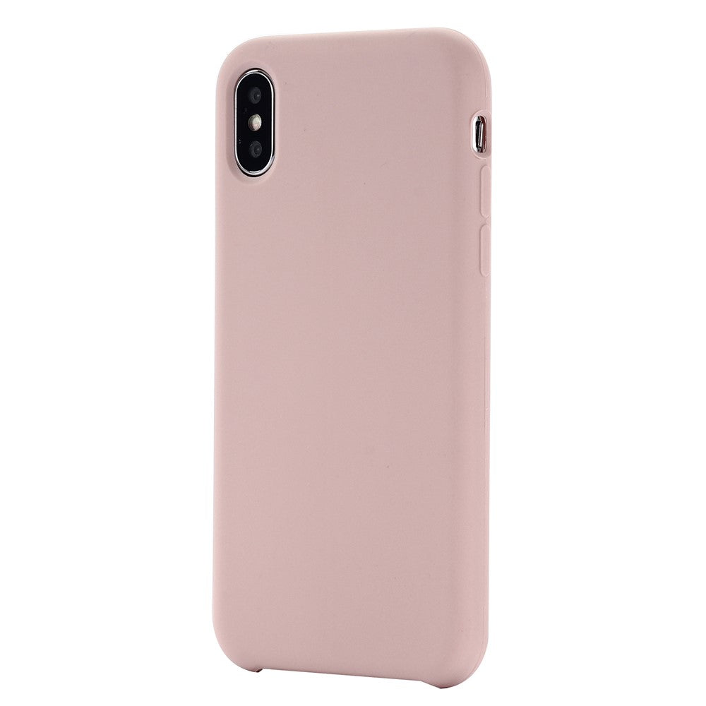 iPhone XS Max/XS max Cover Ensfarvet – Pink - produktbillede 2