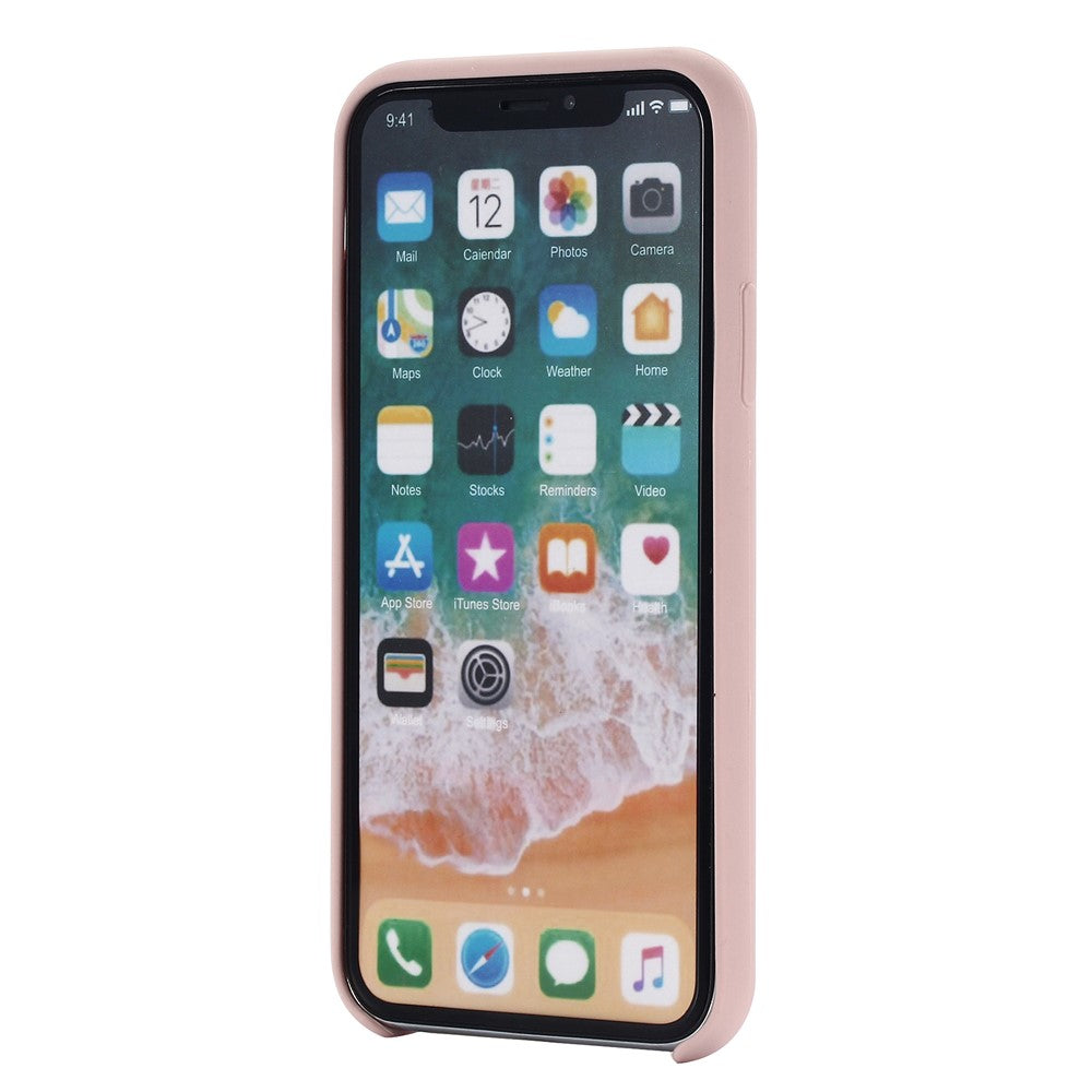 iPhone XS Max/XS max Cover Ensfarvet – Pink - produktbillede 3