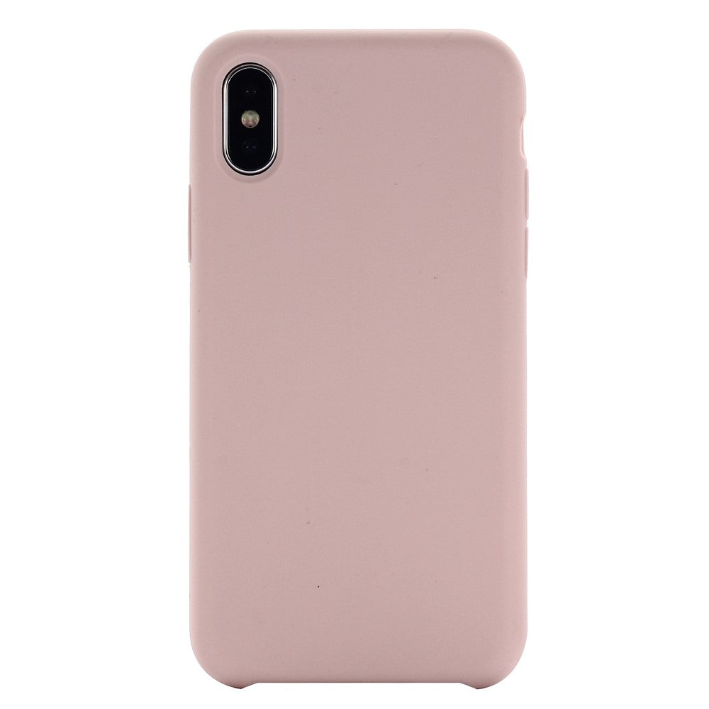 iPhone XS Max/XS max Cover Ensfarvet – Pink - produktbillede 4
