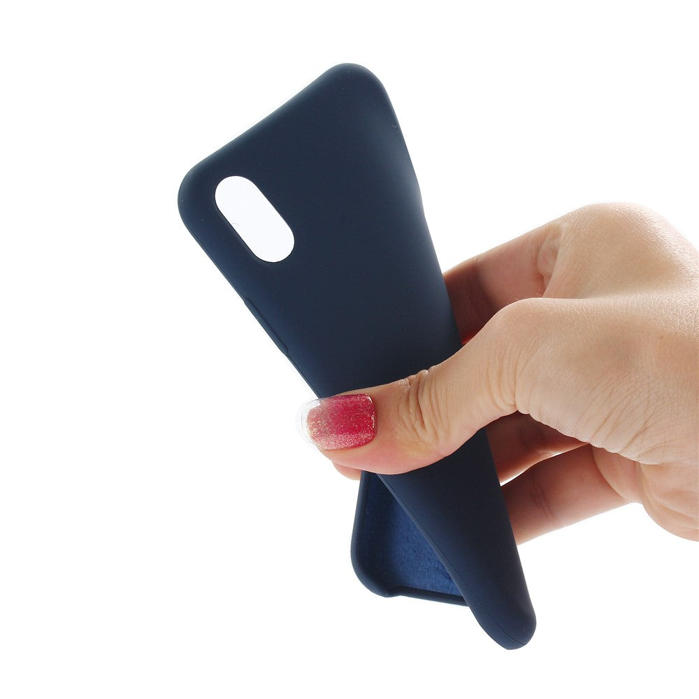 iPhone XS Max/XS max Cover Ensfarvet – Blå - produktbillede 12