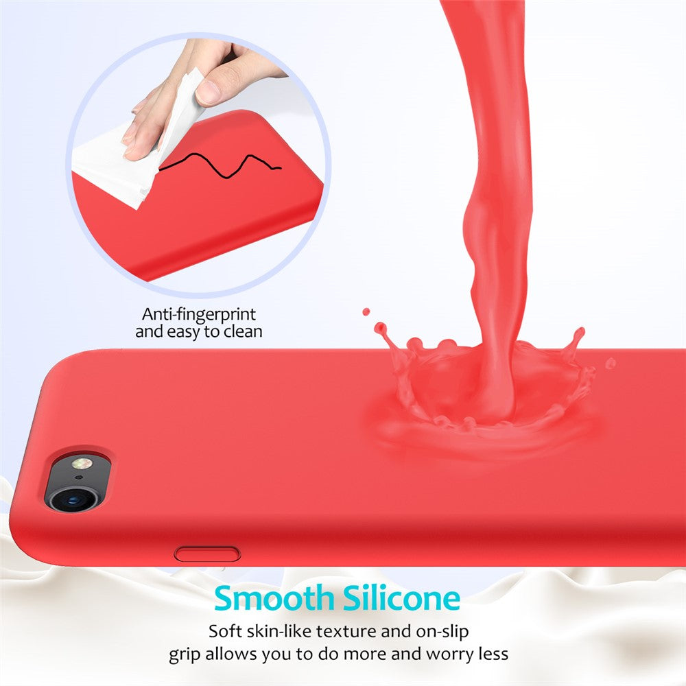 iPhone 7/8/SE Silicone Cover – Rød - produktbillede 4