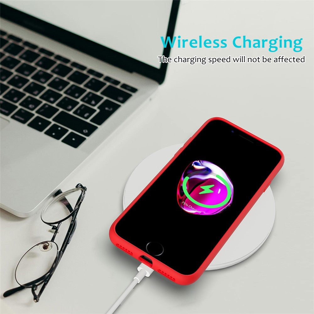 iPhone 7/8/SE Silicone Cover – Rød - produktbillede 5