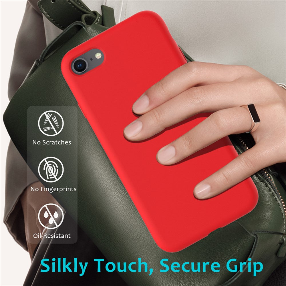 iPhone 7/8/SE Silicone Cover – Rød - produktbillede 7