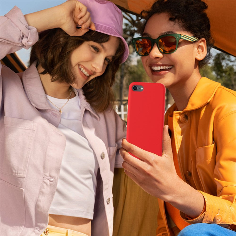 iPhone 7/8/SE Silicone Cover – Rød - produktbillede 8