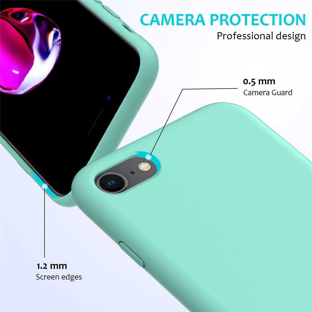 iPhone 7/8/SE Silicone Cover – Cyan
