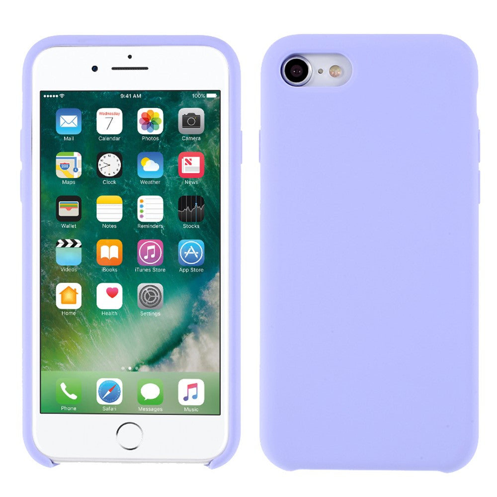 iPhone 7/8/SE Silicone Cover Light – Lilla