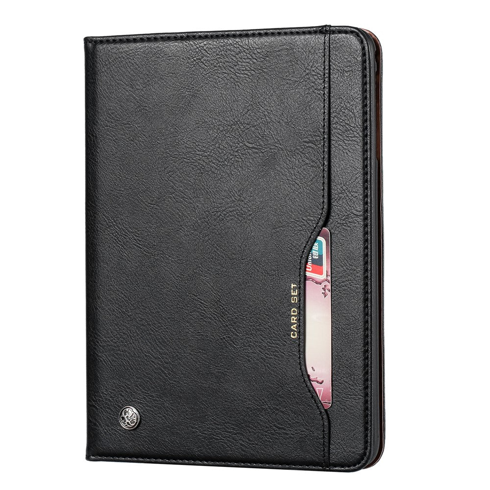 IPad 9,7 - PU Læder m. pen slot Sort - produktbillede 2