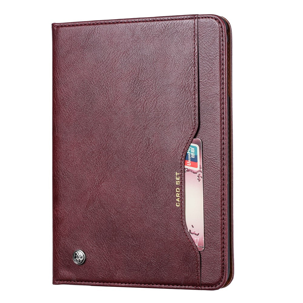 IPad 9,7 - PU Læder m. pen slot Rød - produktbillede 3
