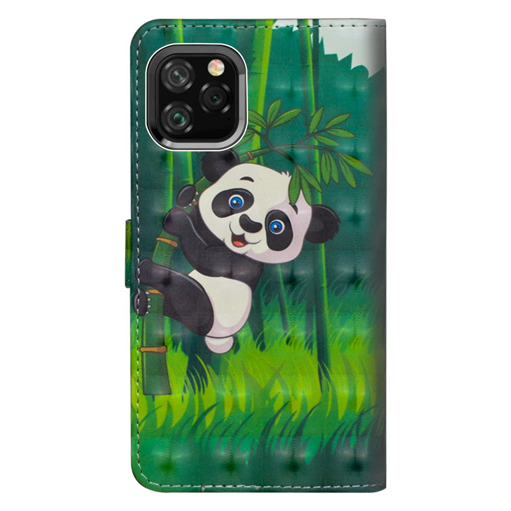 iPhone 11 Wallet Flip Cover Panda - produktbillede 3