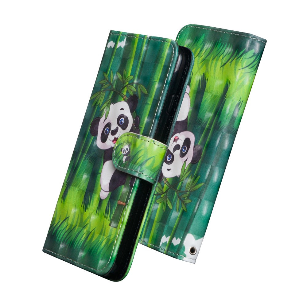 iPhone 11 Wallet Flip Cover Panda - produktbillede 4