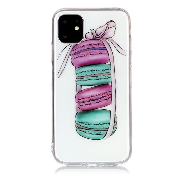 iPhone 11 TPU Cover IMD Soft Covering Cell 2019 Macaroon Pattern