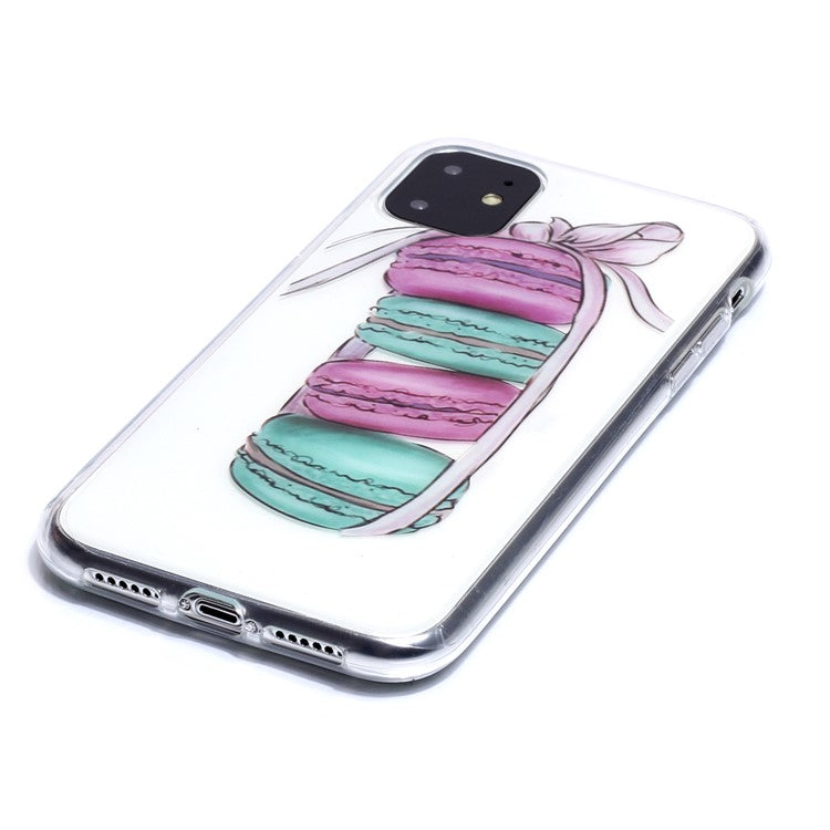 iPhone 11 TPU Cover IMD Soft Covering Cell 2019 Macaroon Pattern