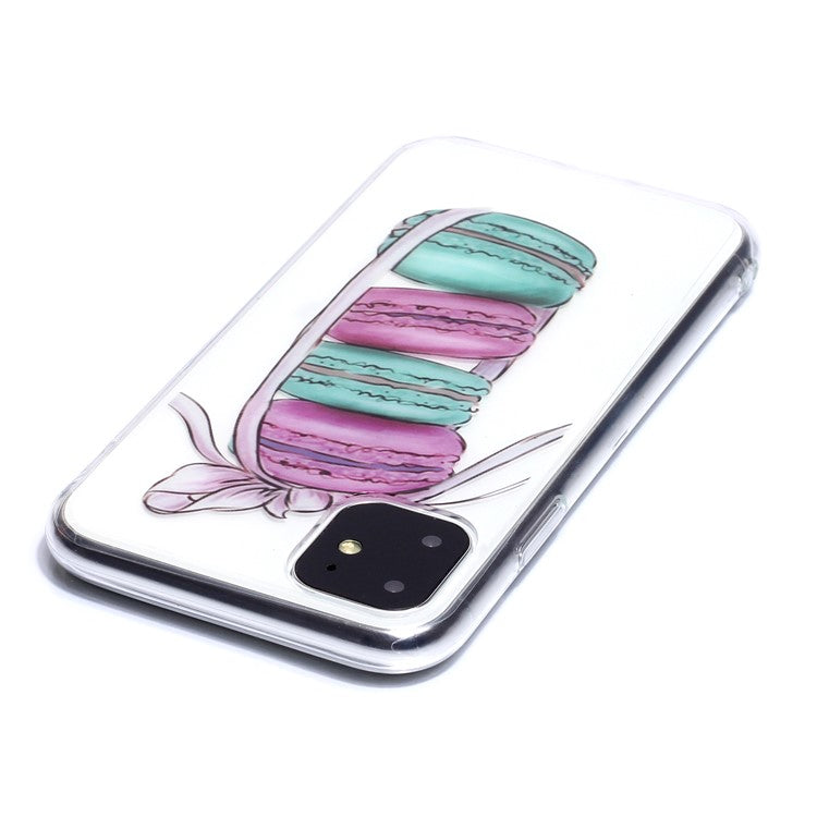 iPhone 11 TPU Cover IMD Soft Covering Cell 2019 Macaroon Pattern