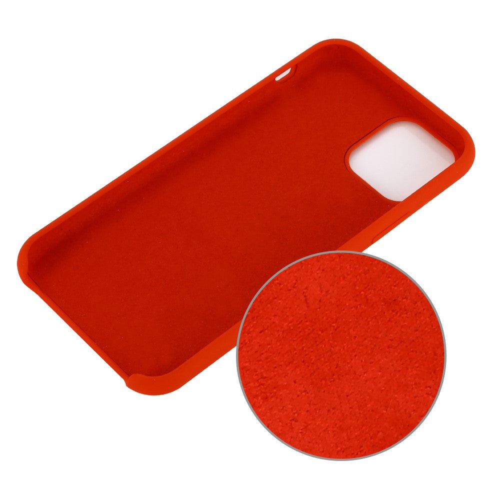 iPhone 11 Pro Max Silicone Cover Liquid 6 5 Inch 2019 Soft Casing – Rød - produktbillede 3