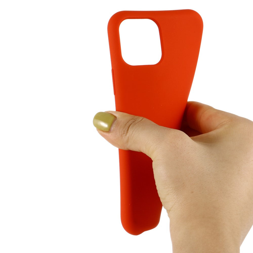 iPhone 11 Pro Max Silicone Cover Liquid 6 5 Inch 2019 Soft Casing – Rød - produktbillede 4