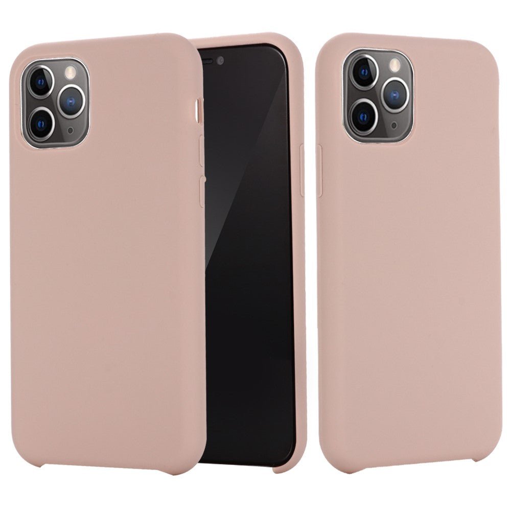 iPhone 11 pro Max Silicone Cover Ensfarvet – Pink - produktbillede 1