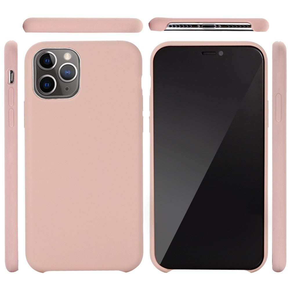 iPhone 11 pro Max Silicone Cover Ensfarvet – Pink - produktbillede 2