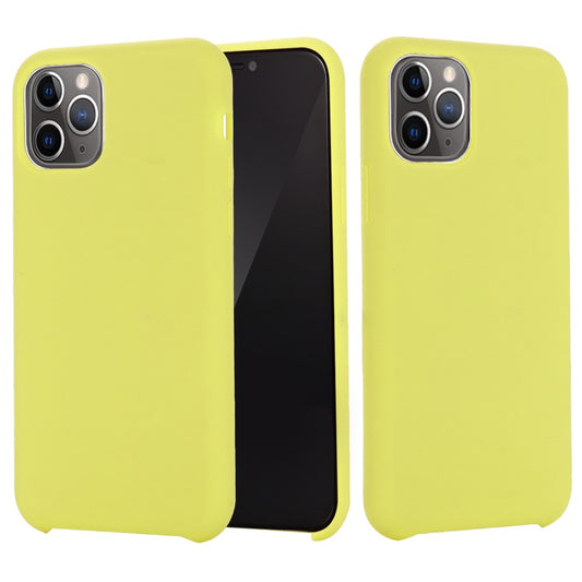 iPhone 11 pro Max Silicone Cover Ensfarvet – Gul - produktbillede 1
